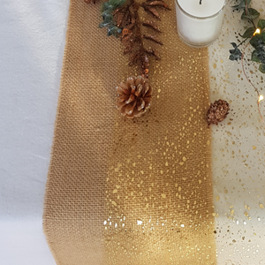 Chemin de Table en Toile de Jute