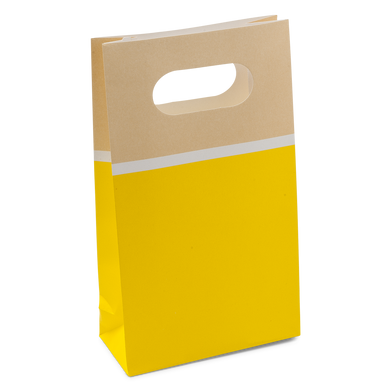 Sachet en Papier Kraft Jaune