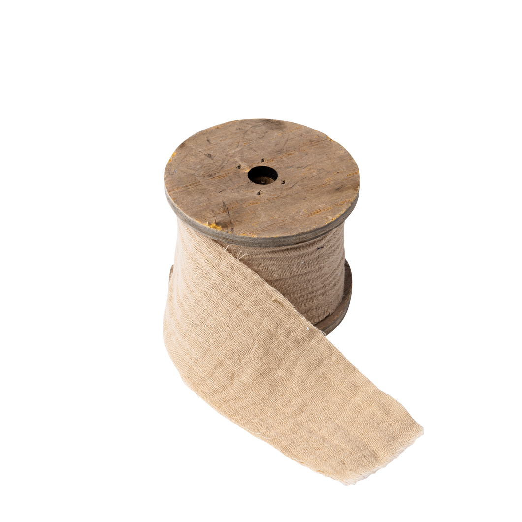 Ruban Mousseline Beige