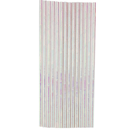 Pailles en Papier Irisées