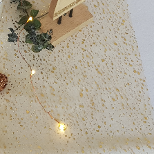 Chemin de Table Paillettes Dorées