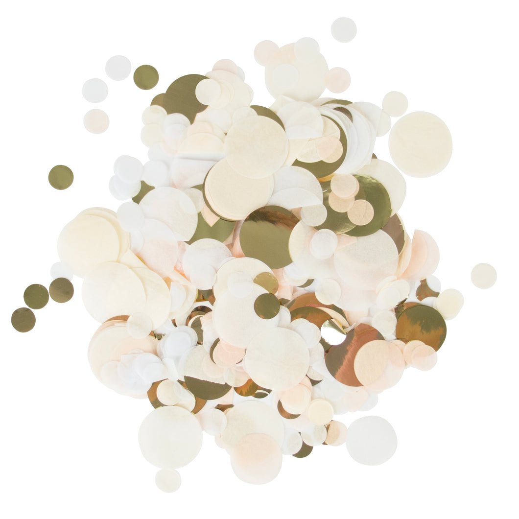 Confettis en papier de Rose Poudré